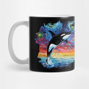 van Gogh Never Saw Alaska with border Mug